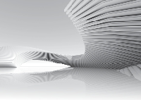 Modern winding artistic staircase