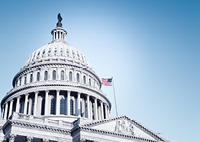 Image of U.S. Capitol buildling with a blue sky background