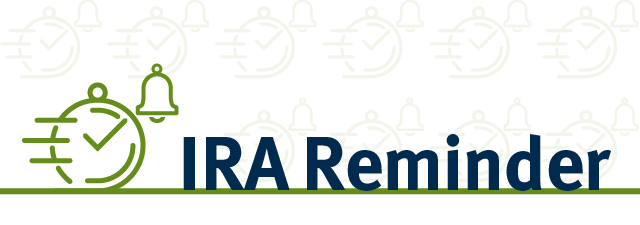 IRA Reminder